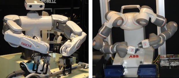 Тенденции робототехники на международной выставке роботов 2013  Двурукие роботы !