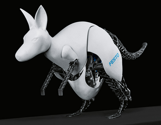 Новейший робот Фесто – роботизированный кенгуру!