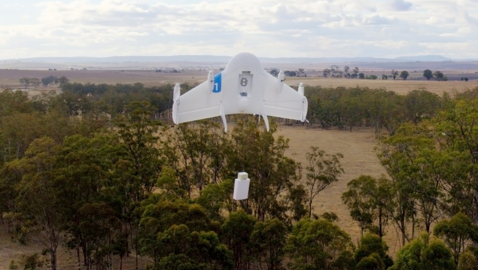 Google планирует доставлять товары летающими дронами!