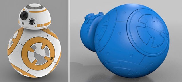 Уже сейчас можно напечатать 3D копию дроида-мяча из Звездных Войн