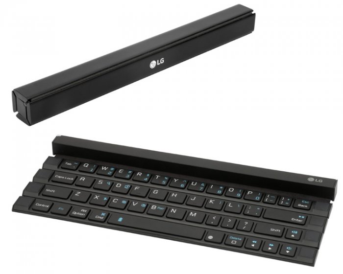 LG Rolly Keyboard – жесткая сворачиваемая клавиатура для мобильных устройств